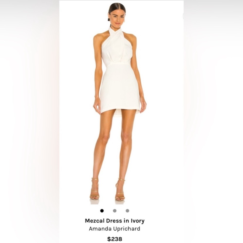 Mezcal Dress in Ivory Amanda Uprichard Large
